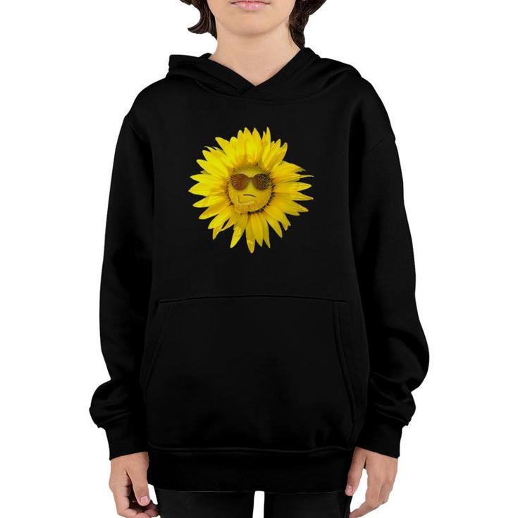 Zen Art Sunflower Funny Expression Stylish Street Wear Youth Hoodie