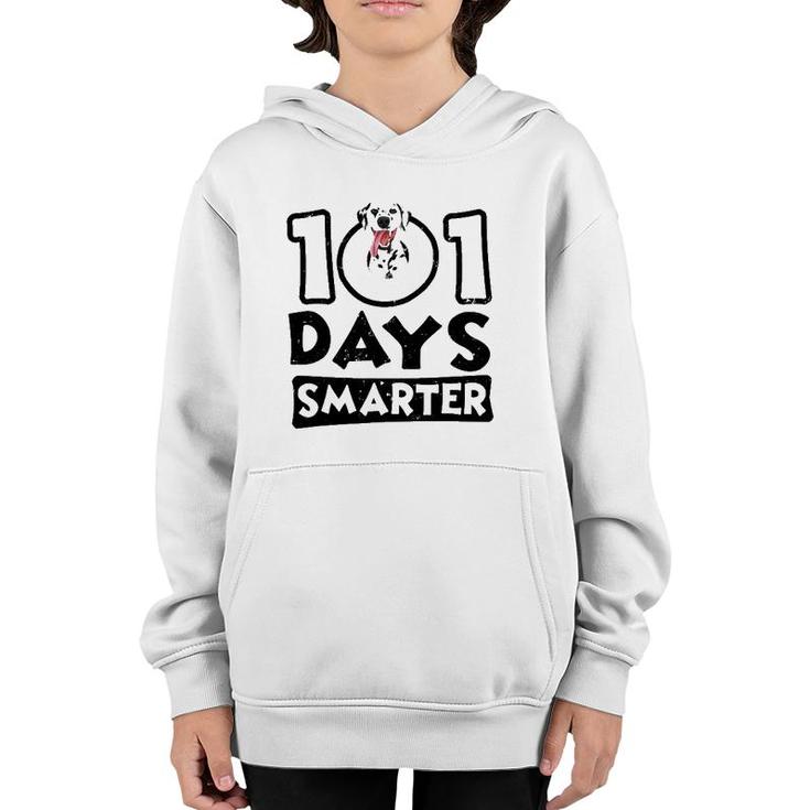 101 Days Smarter Dalmatian Dog Lover Youth Hoodie