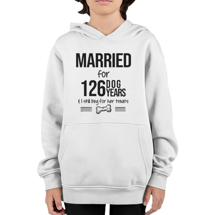 18 Year Anniversary Gift, 18Th Wedding Anniversary For Him Youth Hoodie