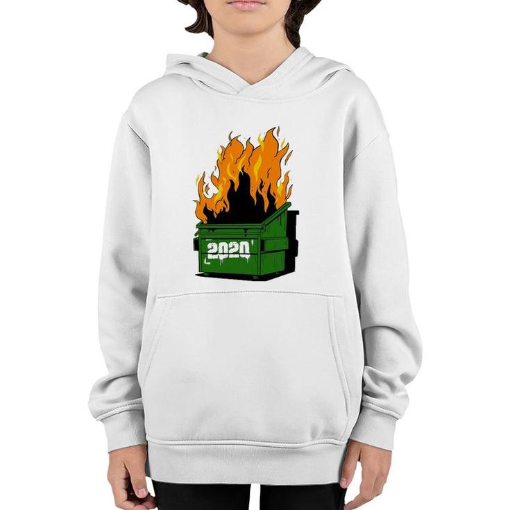 2020 Burning Dumpster Funny Fire Youth Hoodie