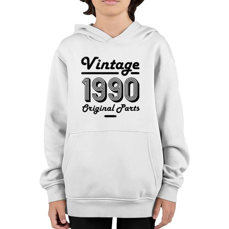 31St Birthday Vintage Women 31 Year Old Gift 1990 Daughter V-Neck Youth Hoodie