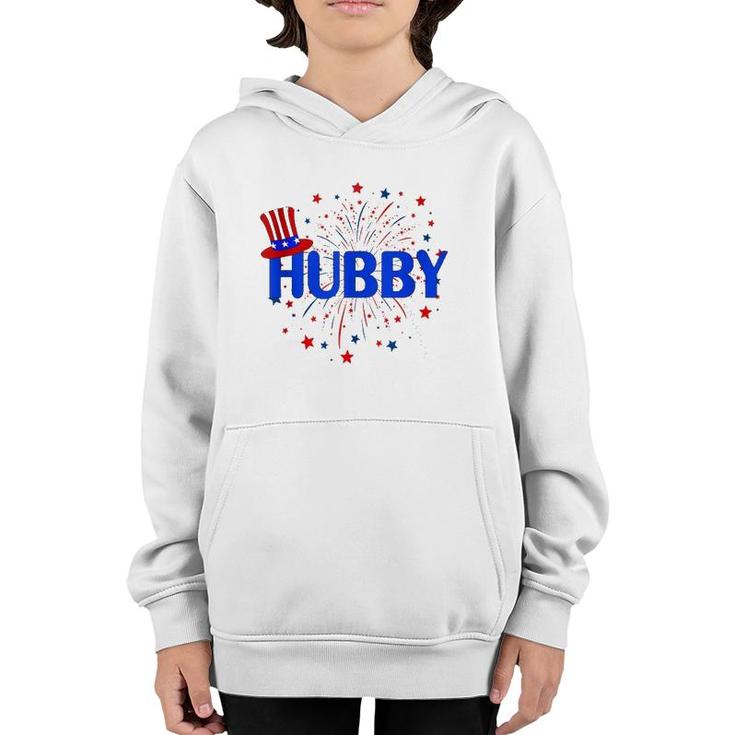 4Th July Hubby Patriotic Couple Matching Tank Top Youth Hoodie