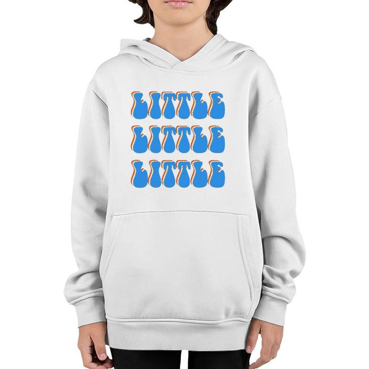70S 80S Retro Little Sorority Reveal Family Gbig Big Little Youth Hoodie