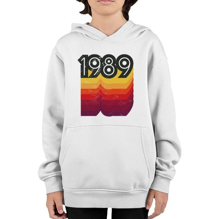 80S Style Retro 33Rd Birthday Vintage 1989 Gift Youth Hoodie