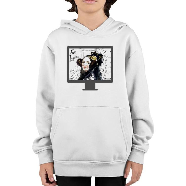 Ada Lovelace Mother Of Computing Youth Hoodie