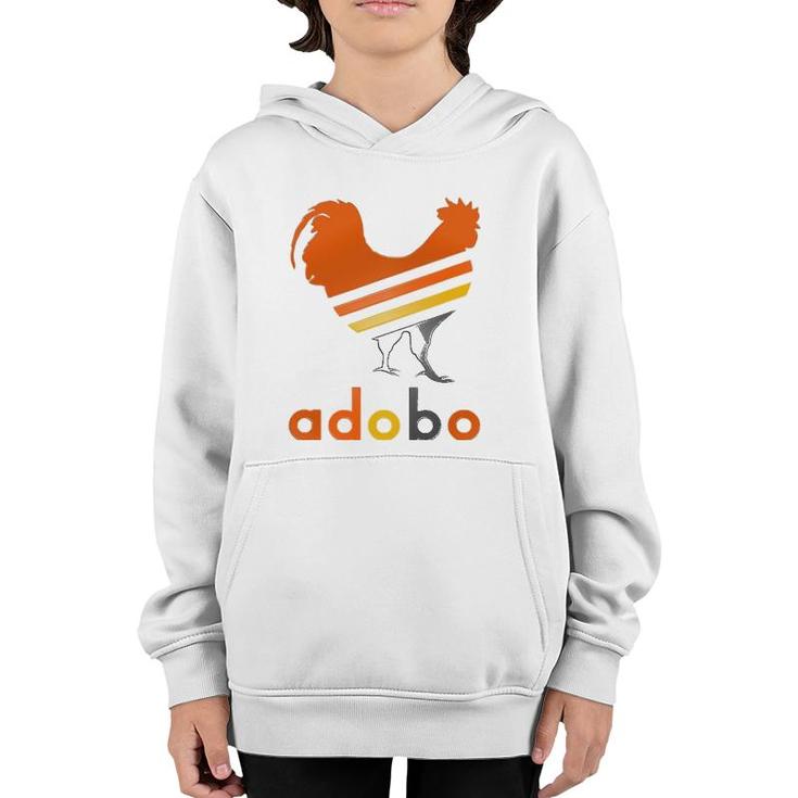 Adobo, Summer Multi-Color Stripes Style - Mother's Day Youth Hoodie