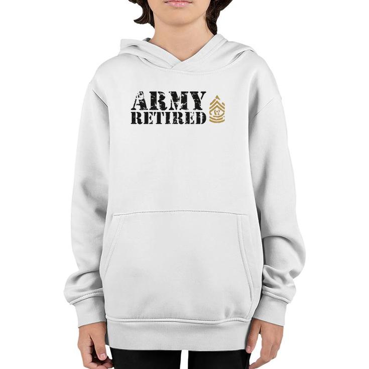 Army Command Sergeant Major Csm Retired Youth Hoodie
