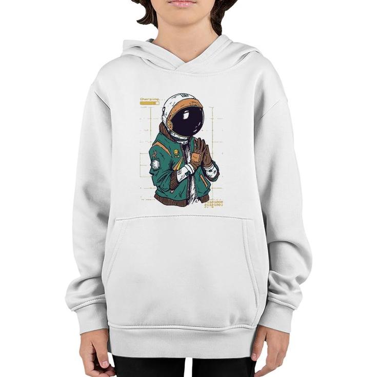 Astronaut Space Travel Retro Aesthetic Streetwear Youth Hoodie
