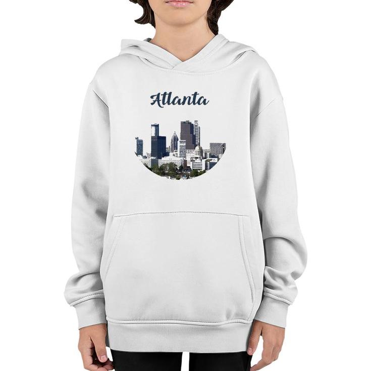 Atlanta Skyline Graphic Design City Usa America Outfit Youth Hoodie