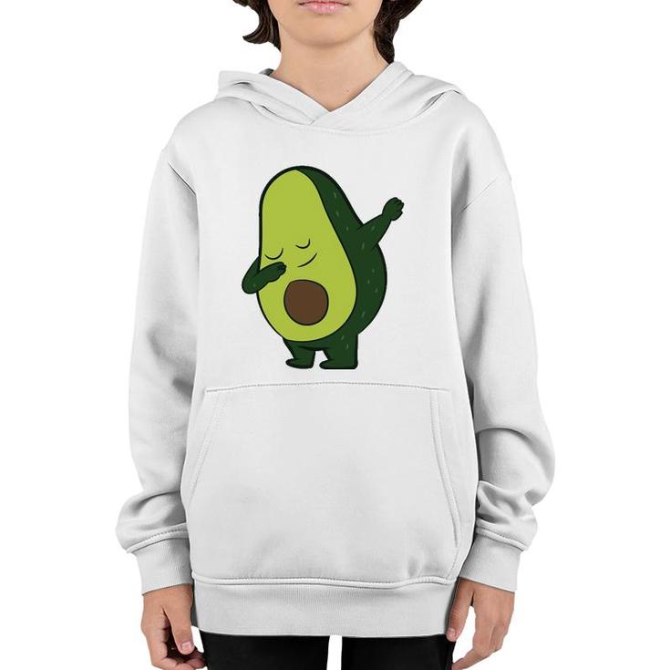 Avocado Vegan Food Vegetarian Dabbing Avocado  Youth Hoodie