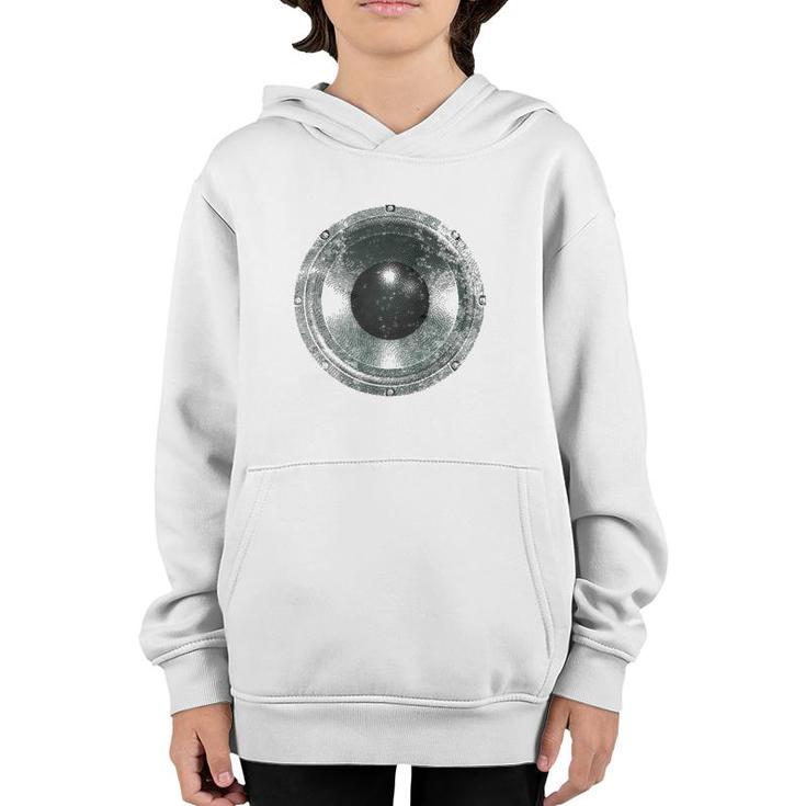Bass Speaker Woofer Tee  For Musicians Dj And Fans Youth Hoodie