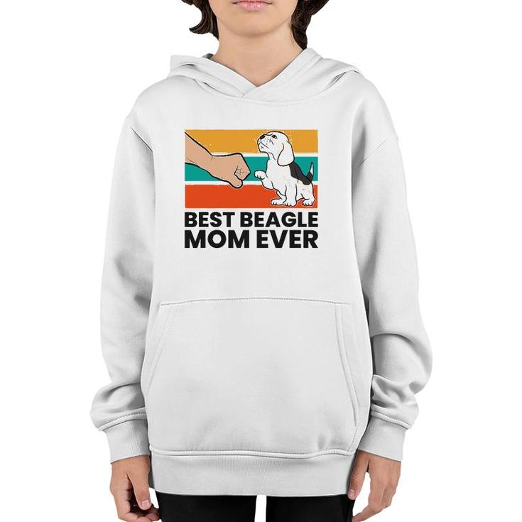 Best Beagle Mom Ever Mother Of Beagle Dog Youth Hoodie
