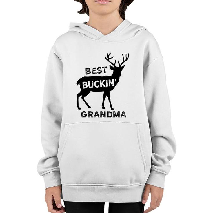 Best Buckin Grandma  Funny Hunting Gift Mother Day Idea Youth Hoodie