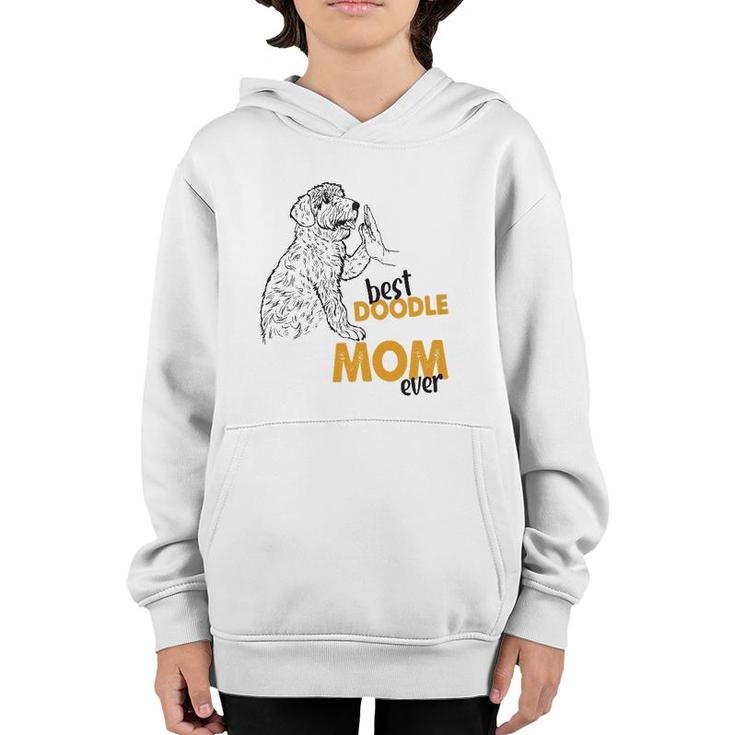 Best Doodle Mom Ever Doodle Mama Dog Doodle Mom Youth Hoodie