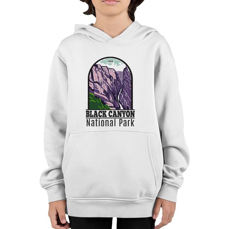 Black Canyon Of The Gunnison National Park Vintage Youth Hoodie