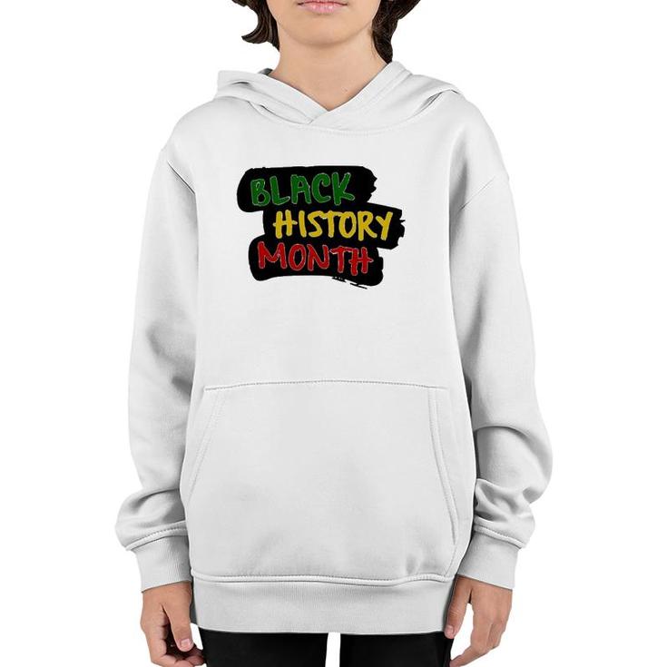 Black History Month Support African Black Pride Youth Hoodie