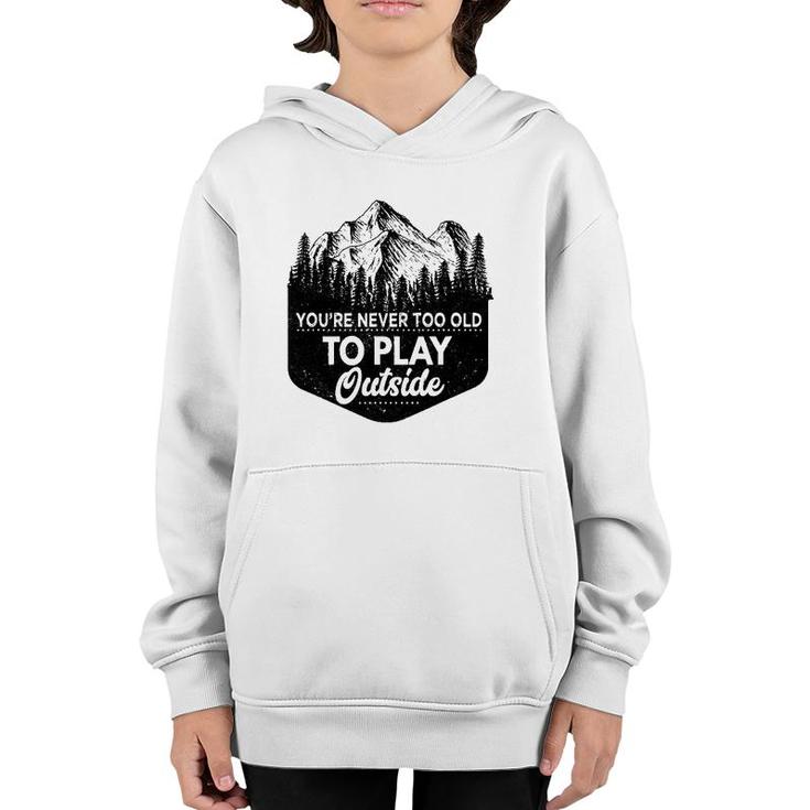 Bushcraft Life For Survival Camping Orienteering Youth Hoodie