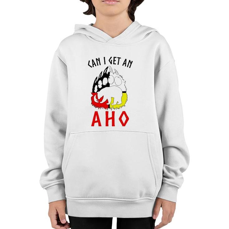 Can I Get An Aho Bear Paw Youth Hoodie