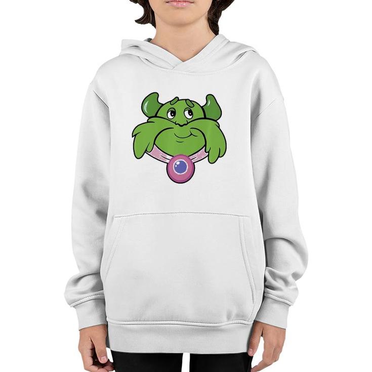 Candy Land Halloween Plumpy Big Face Premium Youth Hoodie