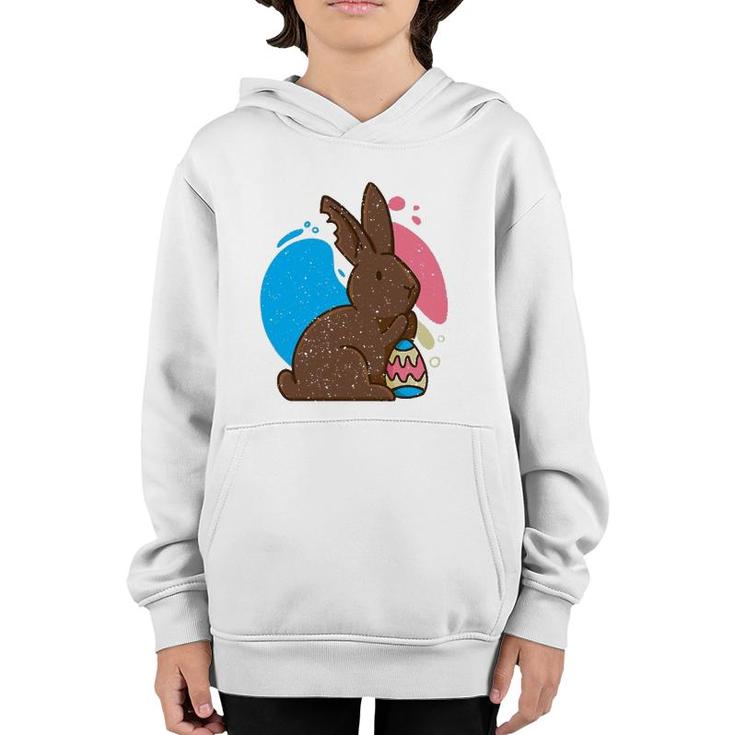 Chocolate Bunny Rabbit Easter Sweet Youth Hoodie