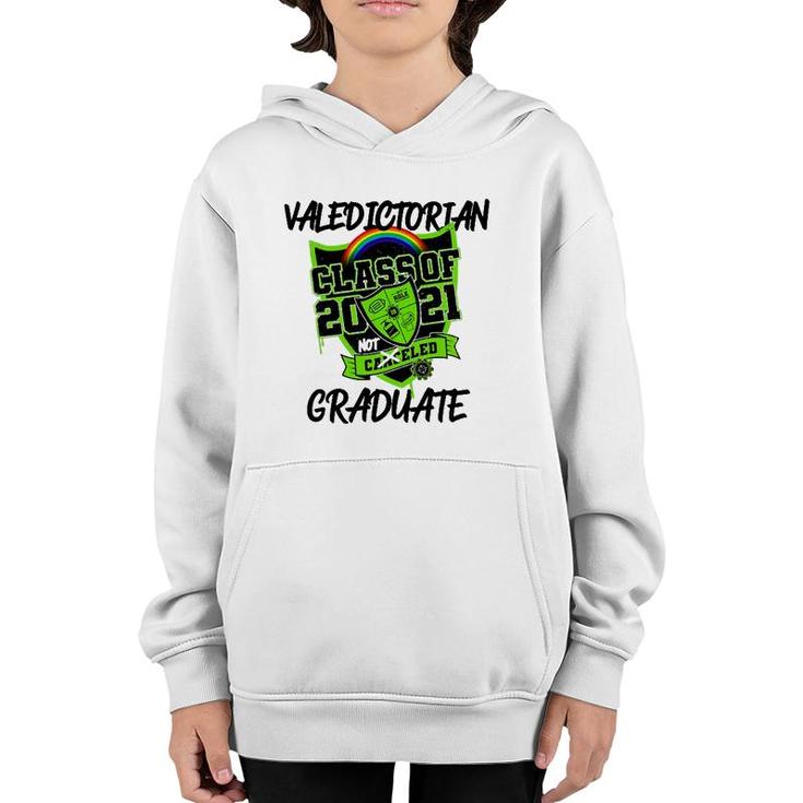 Class Of 2021 Valedictorian Graduate Student Funny Youth Hoodie