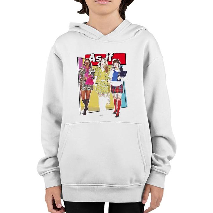 Clueless Geometric As If Gift Youth Hoodie