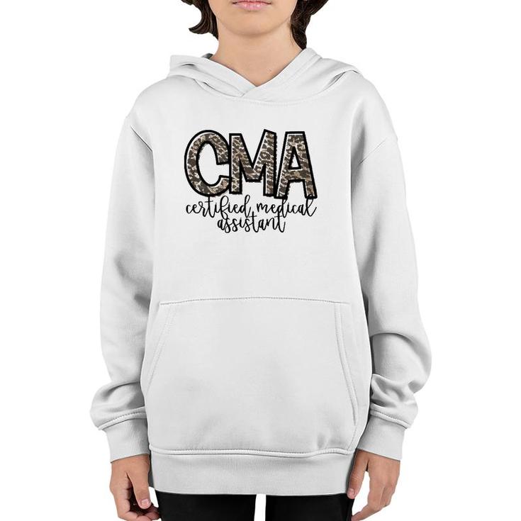 Cma Certified Medical Assistant Cute Nurse Youth Hoodie
