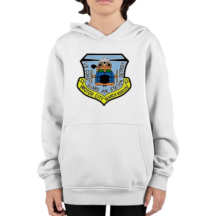 Coast Guard Air Station Detroit Tank Top Youth Hoodie