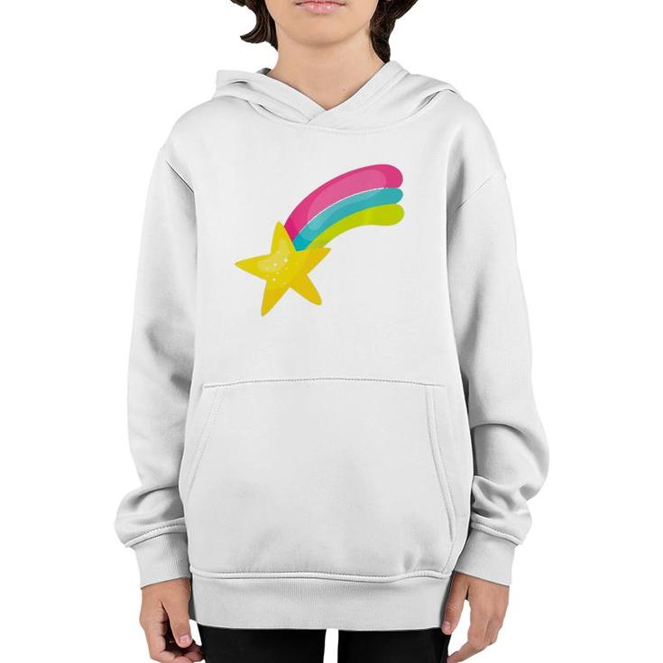 Cute & Unique Rainbow Star & Gift Youth Hoodie