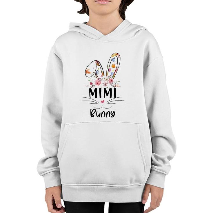 Cute Mimi Bunny Easter Family Matching Outfit Youth Hoodie