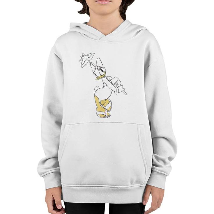 Daisy Duck Summertime  Youth Hoodie