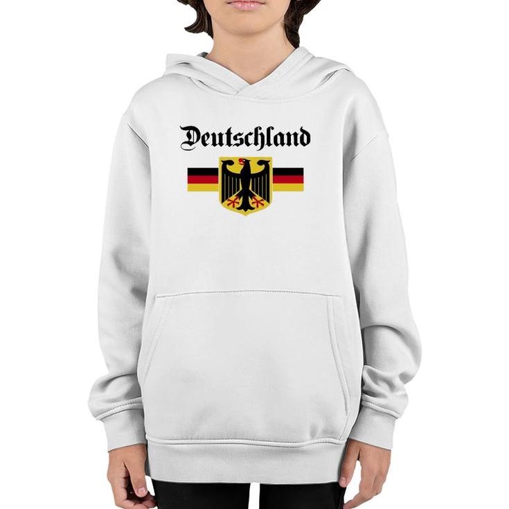 Deutschland Flag Of German Eagle Germany German Youth Hoodie