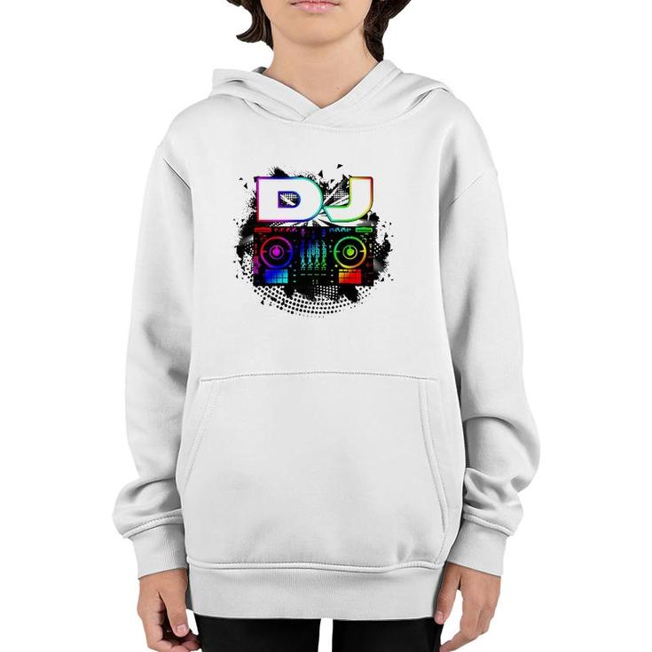 Dj Music Lover Music Player Sound Cool Funny Gift  Youth Hoodie