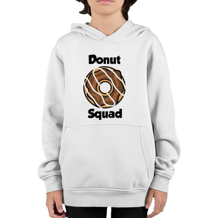 Donut Design For Women And Men Donut Squad Youth Hoodie