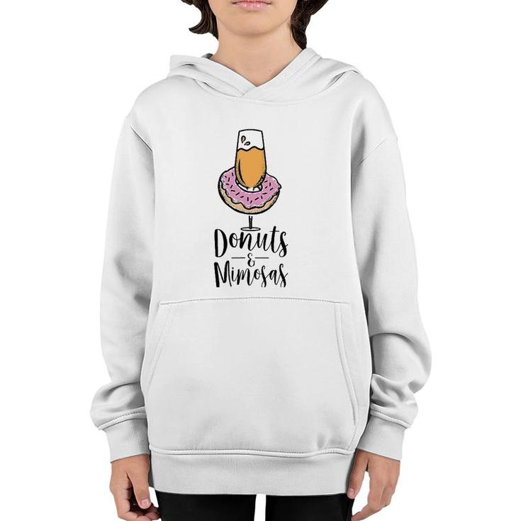 Donuts & Mimosas Brunch Tee  For Men Women Mothers Cute Youth Hoodie