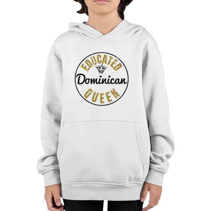 Educated Dominican Queen, Dominican Republic  Youth Hoodie