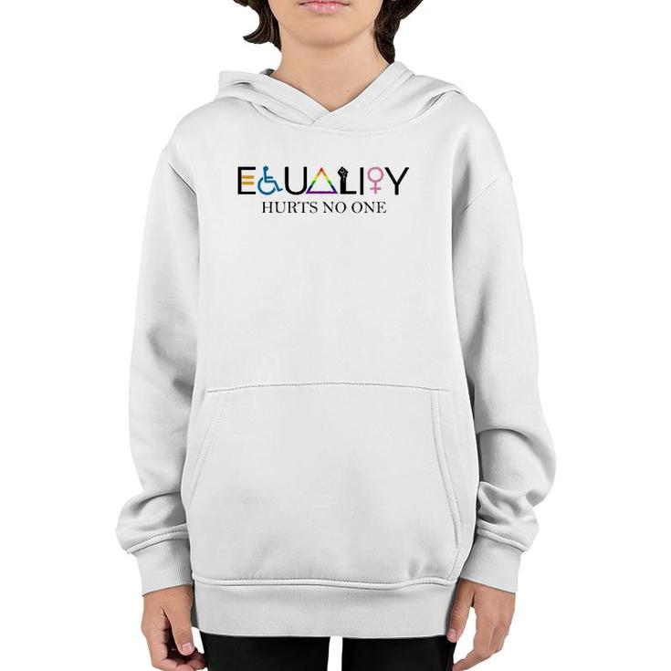 Equality Hurts No One Lgbt Youth Hoodie