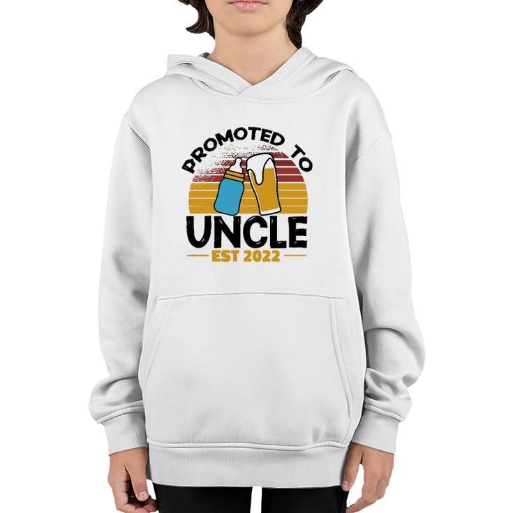 First Time Uncle Promoted To Uncle 2022  Youth Hoodie