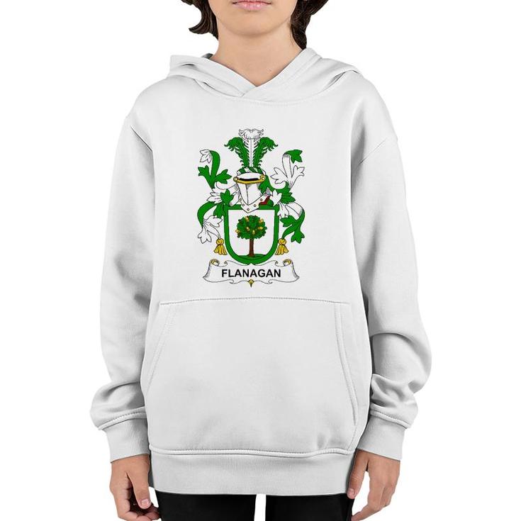 Flanagan Coat Of Arms - Family Crest Youth Hoodie