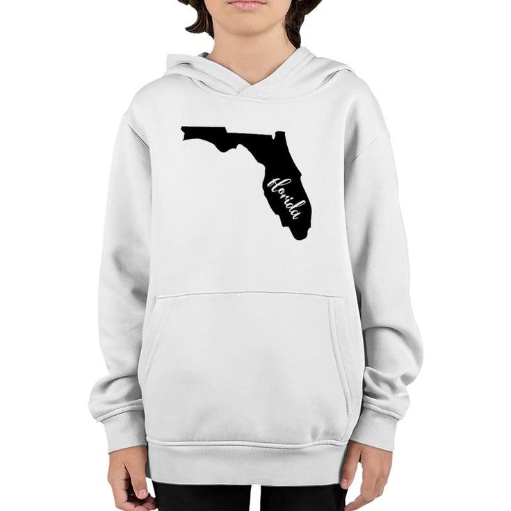 Florida  Roots State Map Home Grown Love Pride Gift Tee  Youth Hoodie