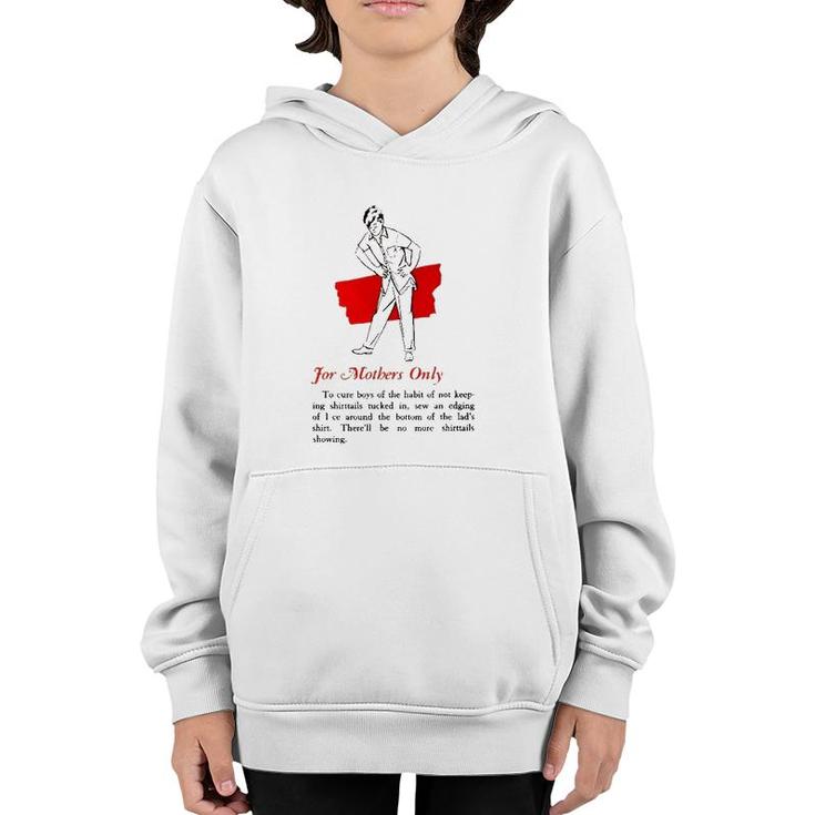 For Mothers Only To Cure Boys Youth Hoodie