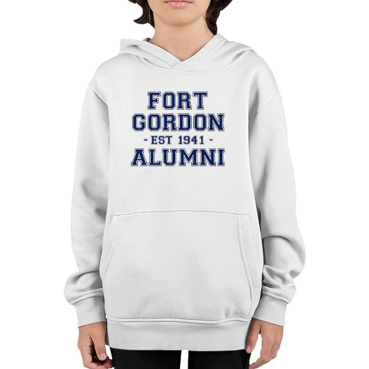 Fort Gordon Alumni College Themed Fort Gordon Army Veteran Youth Hoodie