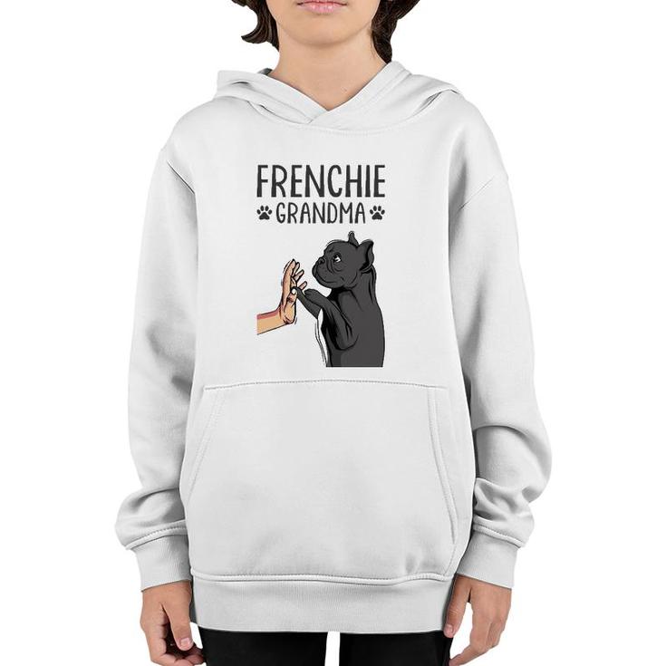 French Bulldog Grandma Frenchie Dog Lover Womens Youth Hoodie