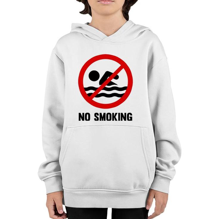 Funny No Smoking  Meme No Smoking Youth Hoodie