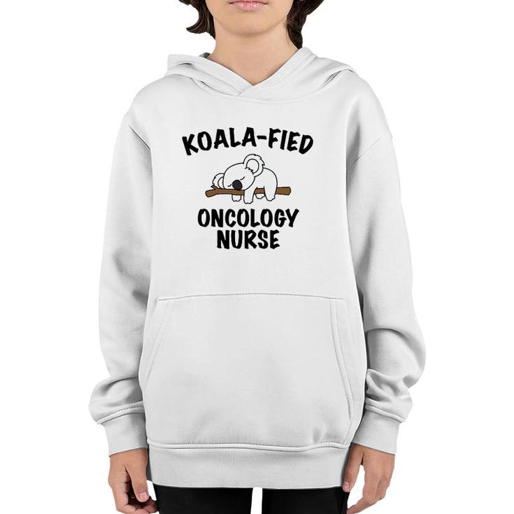Funny Nursecute Koala Oncology Nurse Gift Youth Hoodie