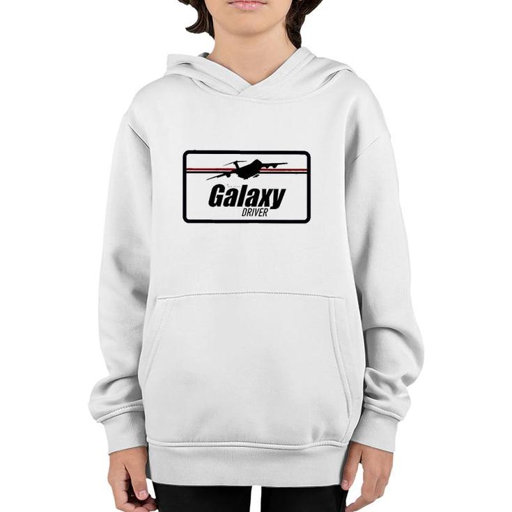 Galaxy Driver Airplane Pilot Gift Youth Hoodie