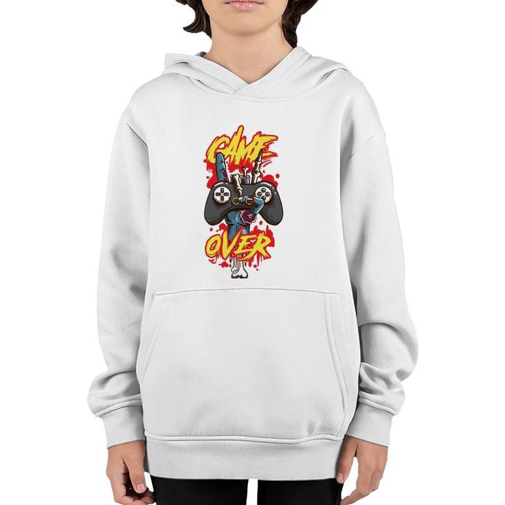 Game Over Gamer Gaming  Youth Hoodie