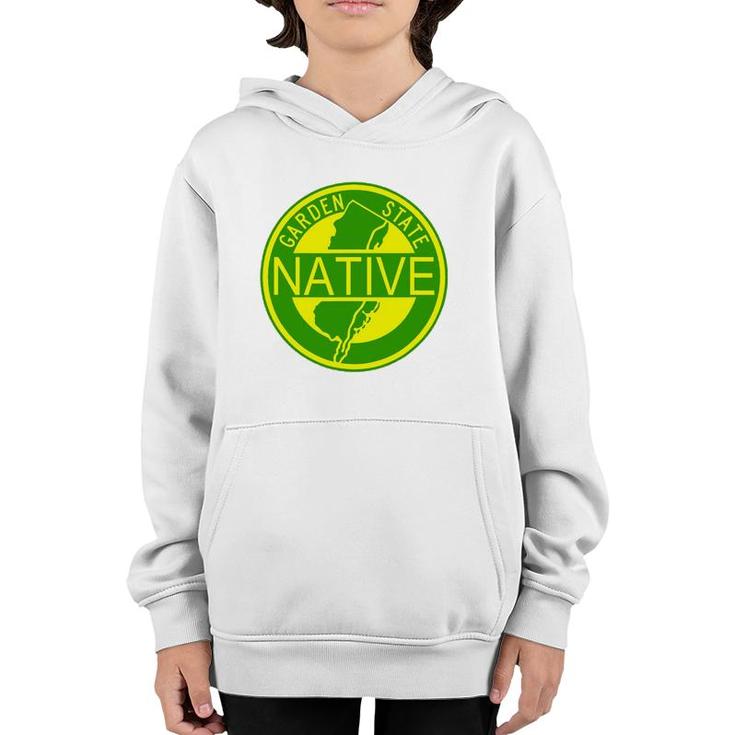 Garden State New Jersey Native Parkway Shore Youth Hoodie