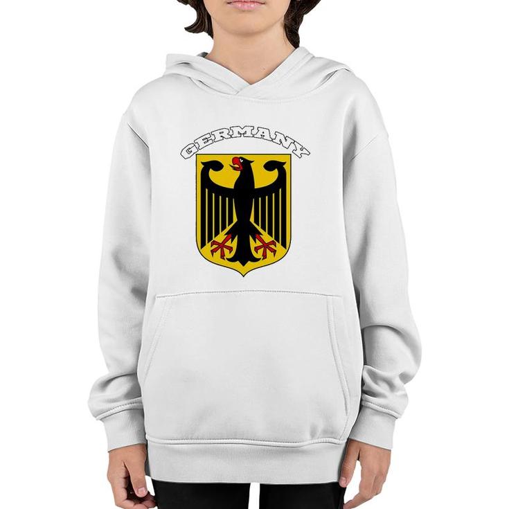 Germany Coat Of Arms Tee Flag Souvenir Berlin Youth Hoodie
