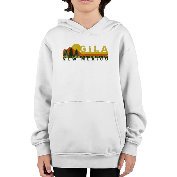 Gila National Forest Vintage Retro Youth Hoodie